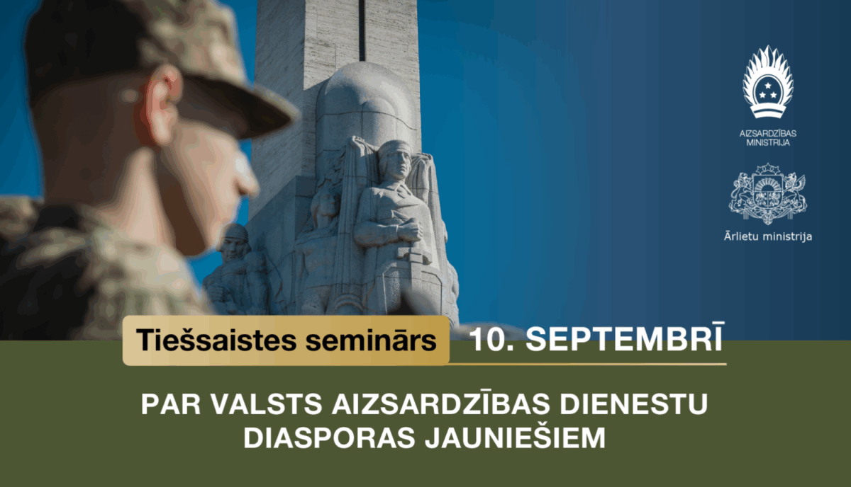 Sākusies reģistrācija Valsts aizsardzības dienesta diasporas semināram