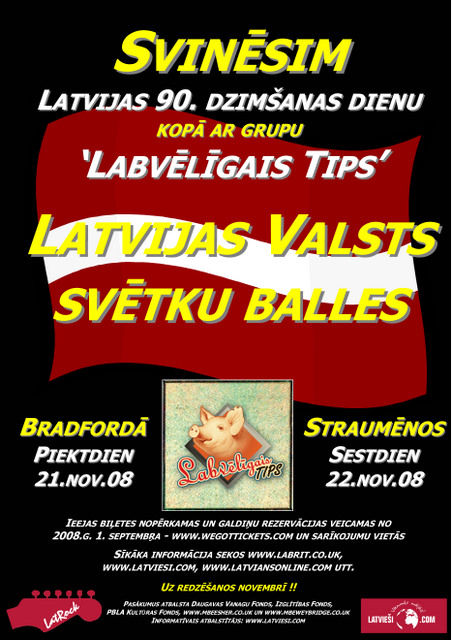 “Labvēlīgais Tips“ Anglijā
