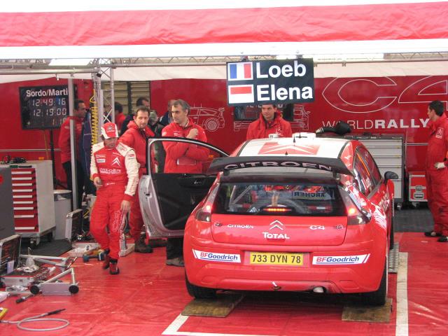 Aldis Dimants par sestdienu WRC Ireland 2007.