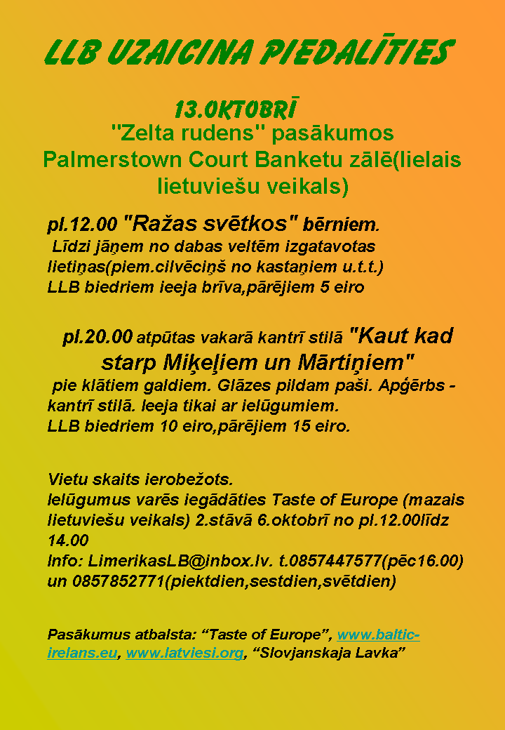LLB uzaicina piedalīties.