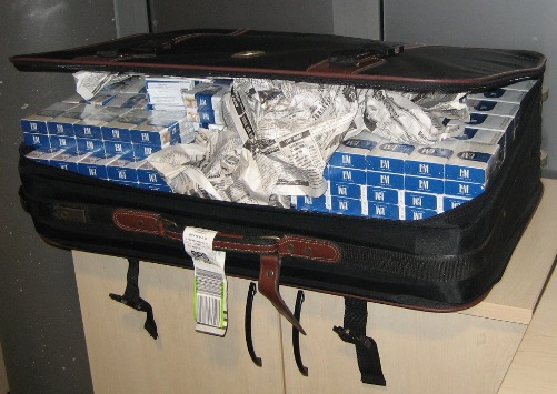 Suns novērš mēģinājumu nelikumīgi izvest cigaretes