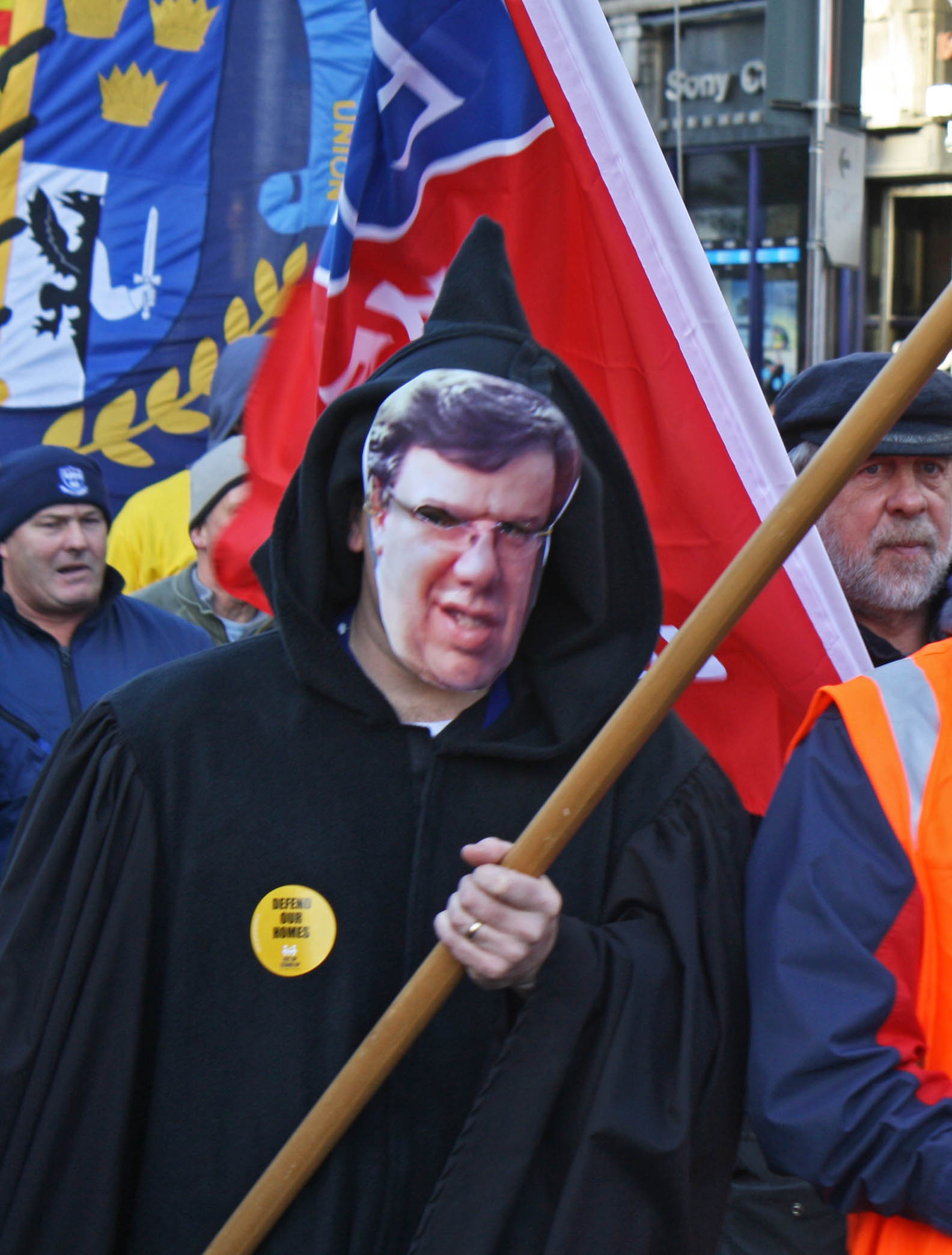 ICTU protesta gājiens Dublinā