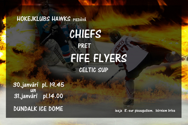 “Charlestown Chiefs” un baltic-ireland piedāvā