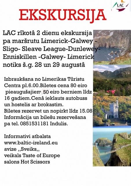 Divu dienu ekskursija no Limerikas