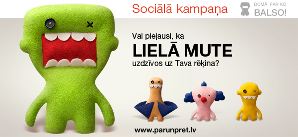 Domā, par ko balso!