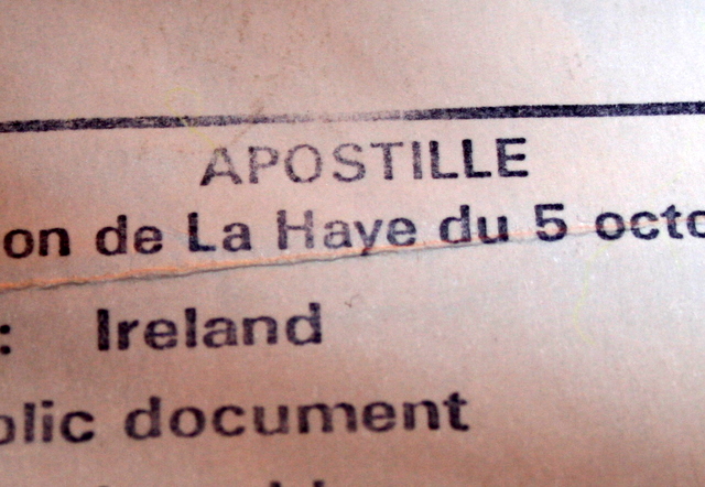 No 31. oktobra nebūs vajadzīgs apostille zīmogs