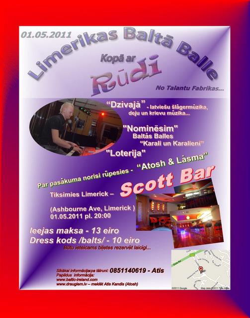 “Baltā balle” Limerikā