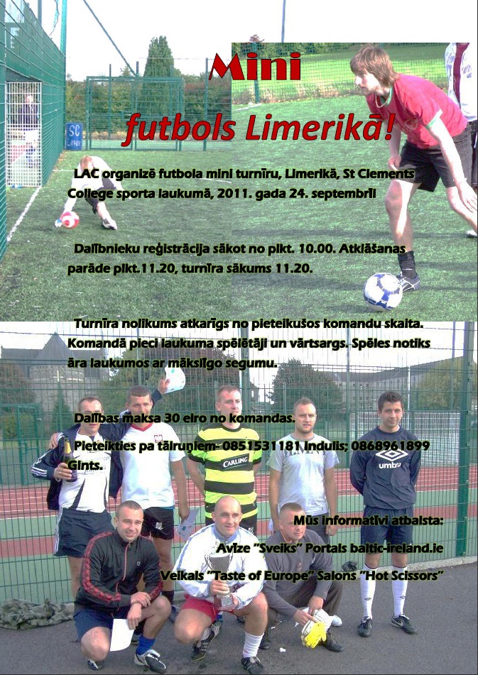 Mini futbols Limerikā!