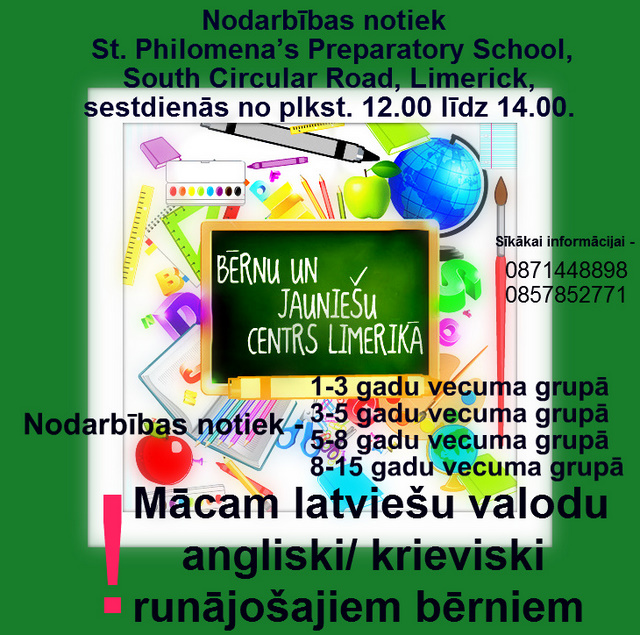 Jaunumi Limerikas Bērnu un jauniešu centrā