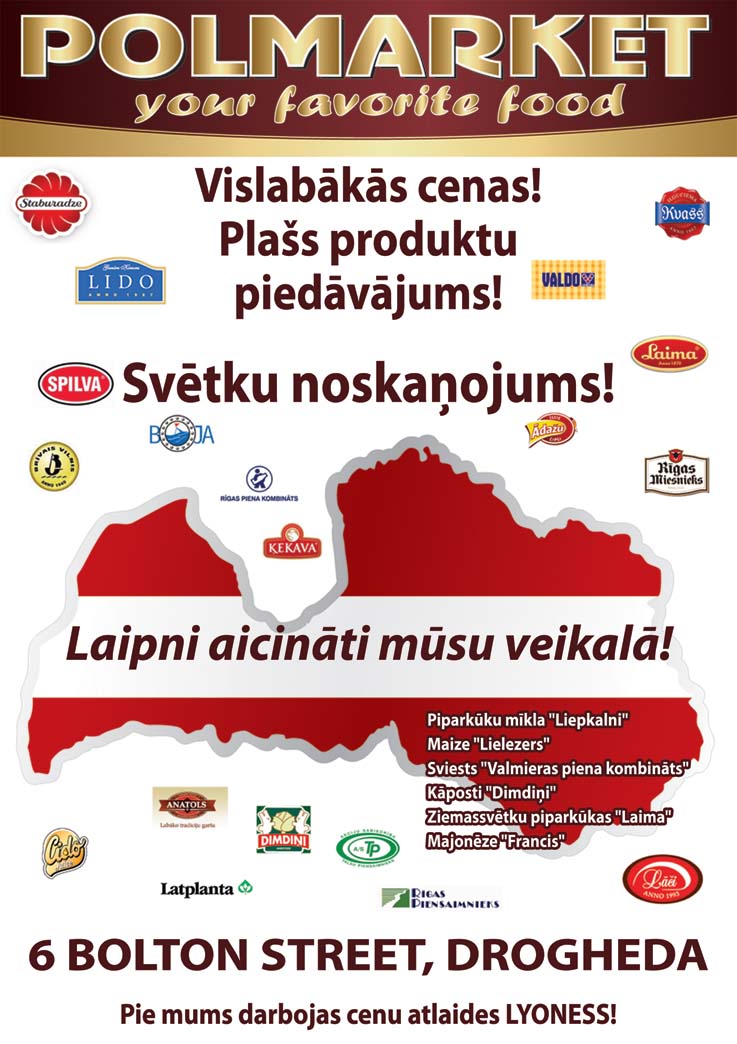 Piparkūku mīkla un citi našķi veikalā Polmarket