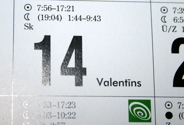 Valentīndienā vārda svētkus ārzemēs svinēs 73 Valentīni