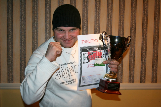 D. Šveics – 2012. gada Īrijas Zoles čempions