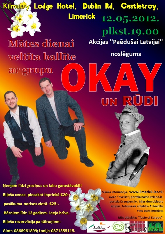 Akcijas “Paēdušai Latvijai” noslēgums – ballīte ar grupu “Okay”