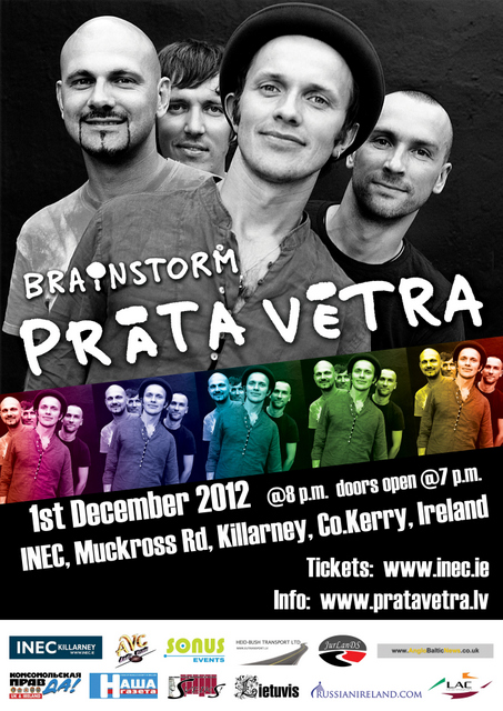 Grupas Prāta Vētra koncerts Killarney