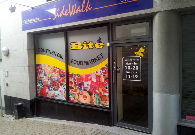Pārtikas veikals “Bite” gaida pircējus