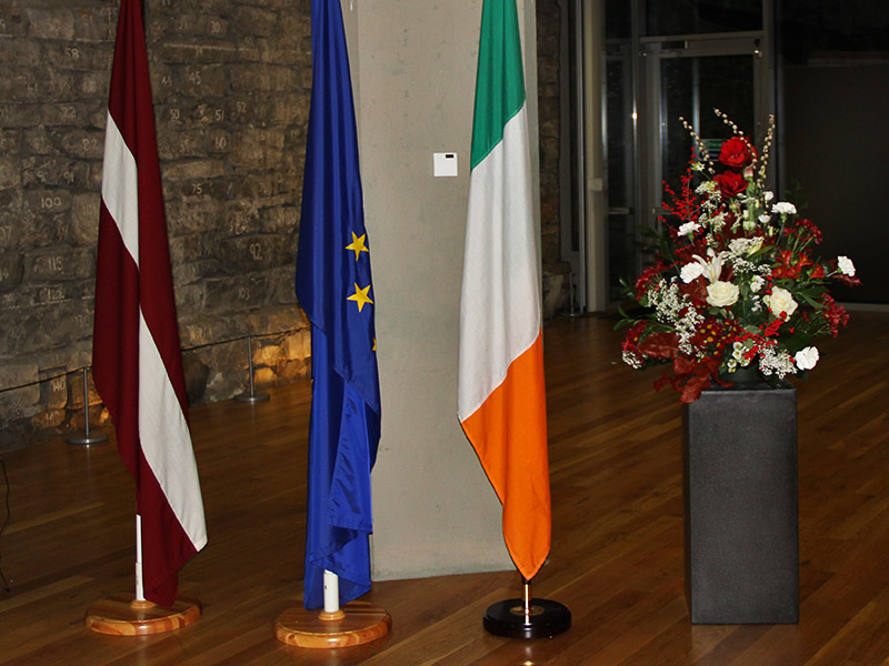 Pieņemšana Dublinā par godu Latvijas proklamēšanas 95.gadadienai