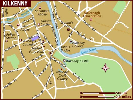 Kilkenny ieguvusi labākās tūrisma pilsētas balvu