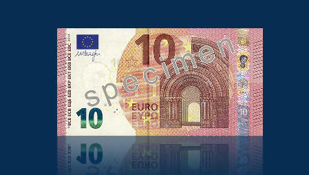 Prezentē jauno 10 euro banknoti