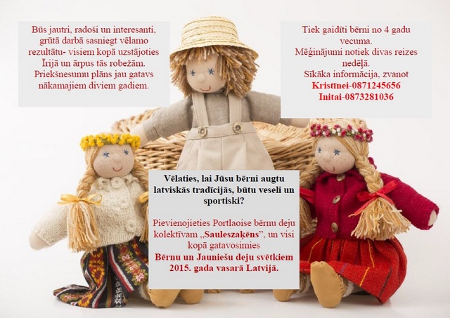Portlaoise bērnu deju kopa aicina jaunus dalībniekus