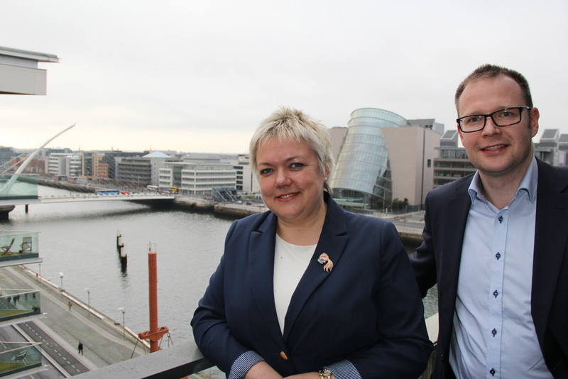Īrijas Latvijas Tirdzniecības kameras pārstāvji tiekas ar uzņēmējiem Dublinā