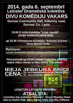 Divu komēdiju vakars Durrowā