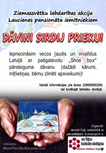 Labdarības akcija Laucienes pansionātam