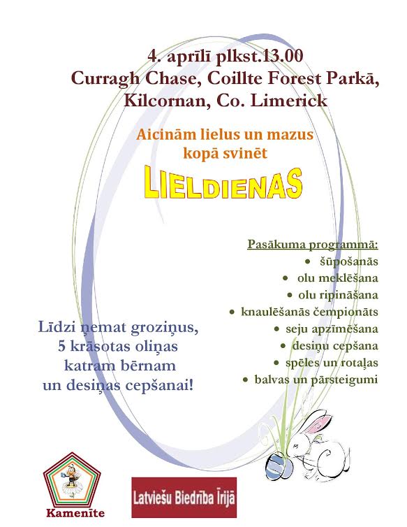 Aicinām svinēt Lieldienas kopā!
