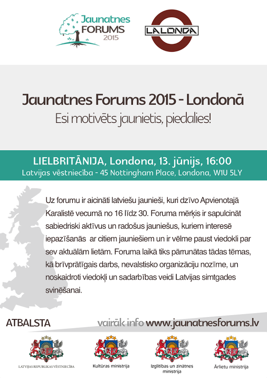 Jaunatnes Forums Londonā