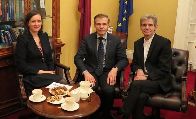 LU Latvijas Vēstures institūta direktors G. Zemītis apmeklē Īriju