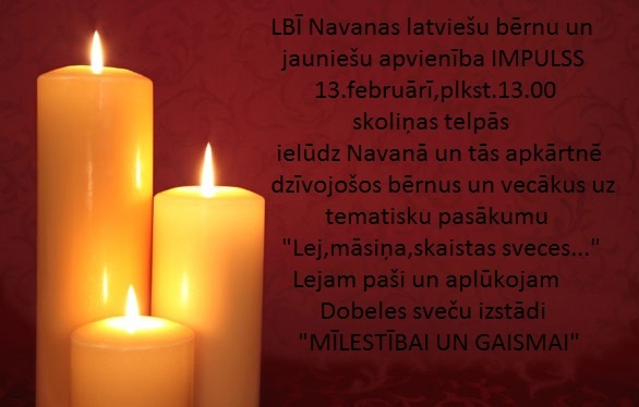 Sveču liešanas pasākums Navanā