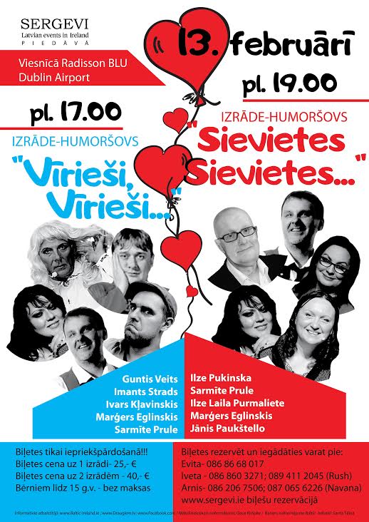 Izmaiņas 13. februāra izrādes aktieru sastāvā