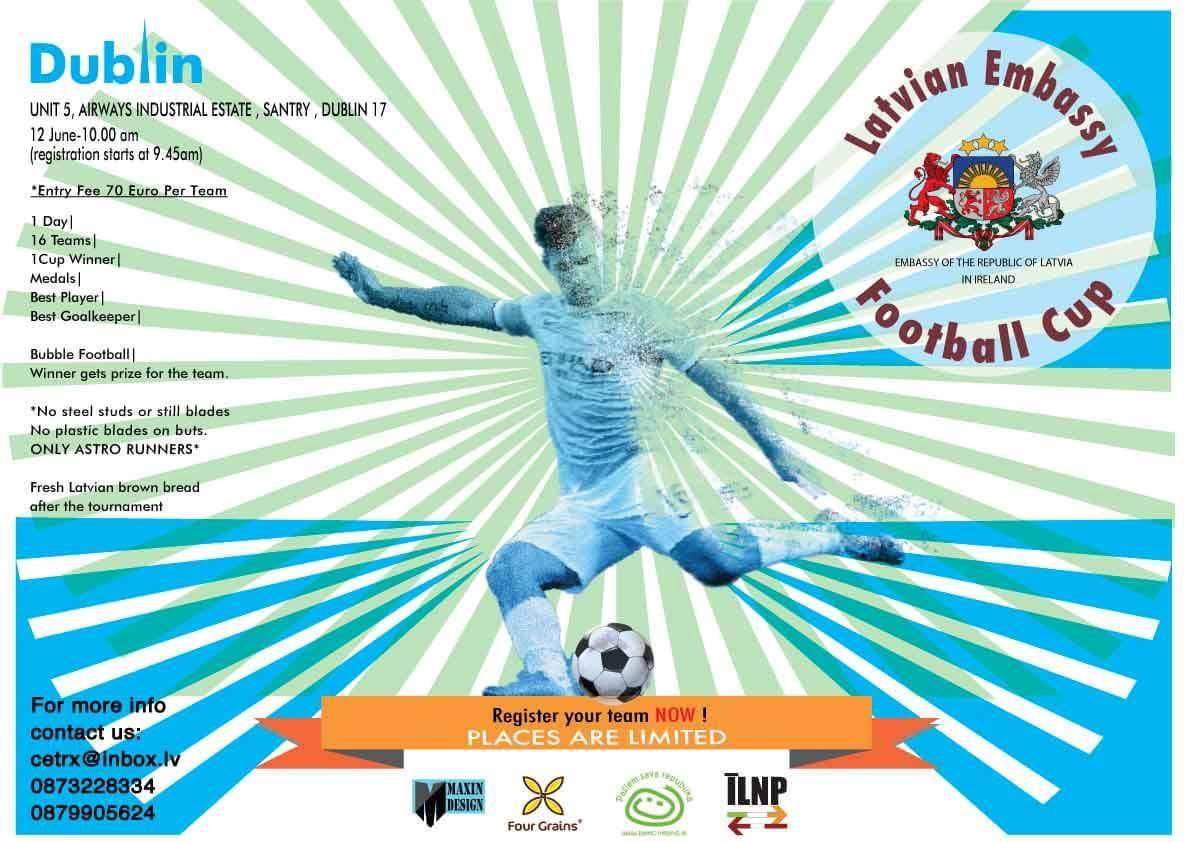 Latvijas vēstniecības kausa izcīņā mini futbolā