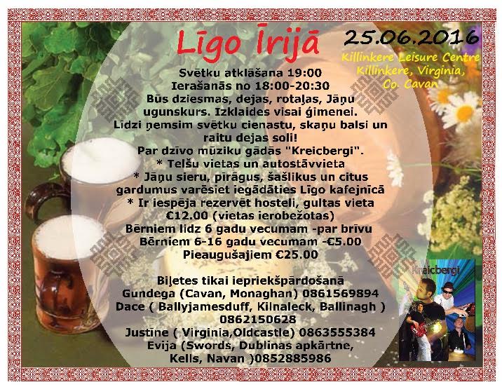 Jāņu zaļumballe Co. Cavan