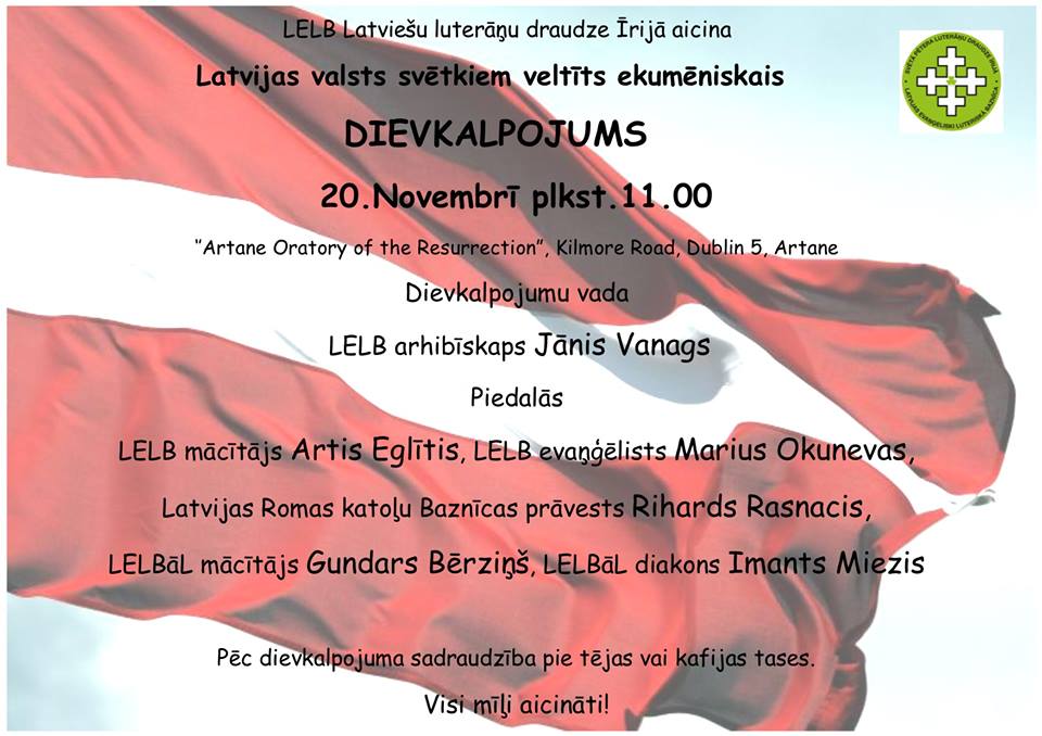 Arhibīskapa Jāņa Vanaga vizīte Īrijā