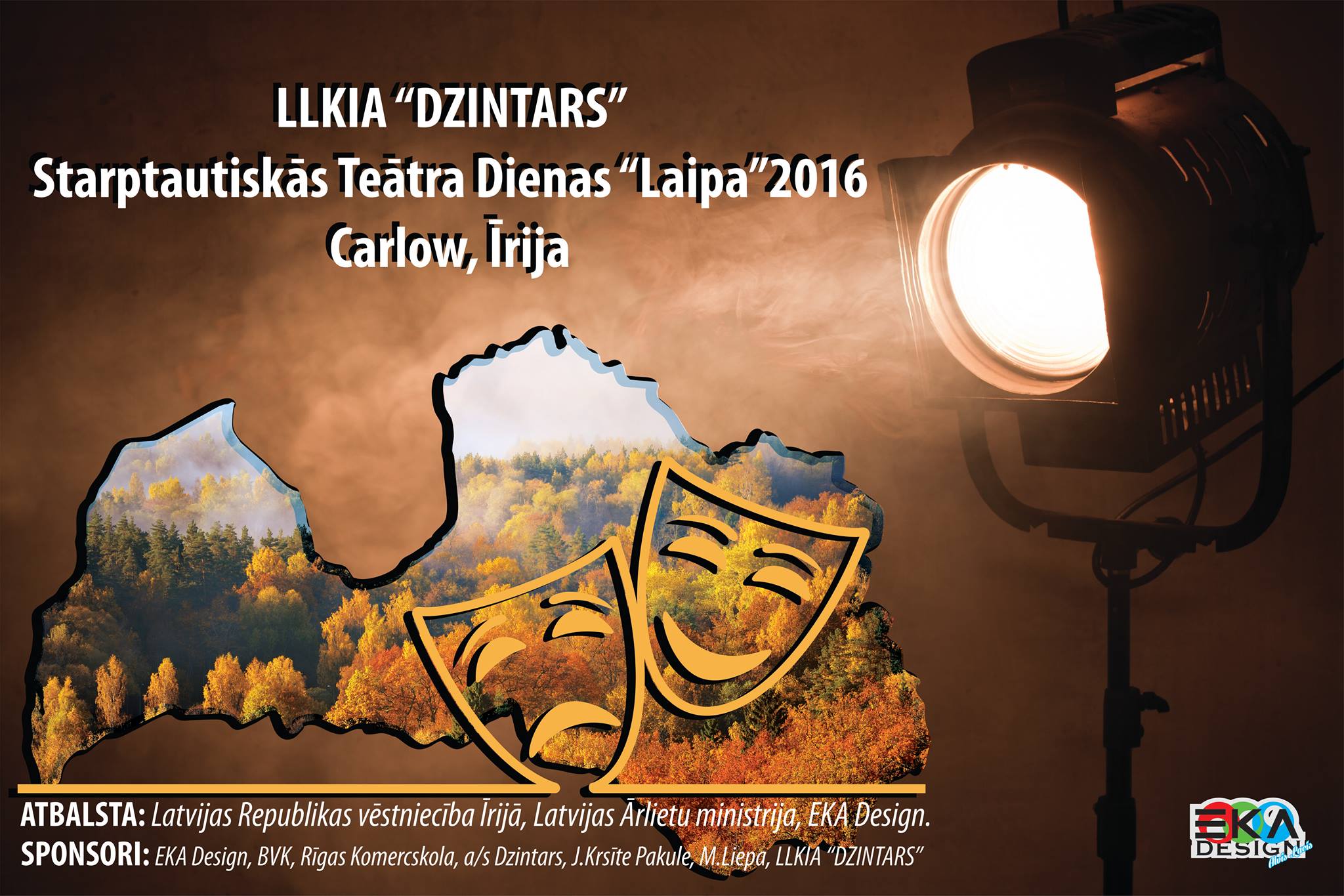 Sestdien – starptautiskā teātru diena Īrijā “Laipa”