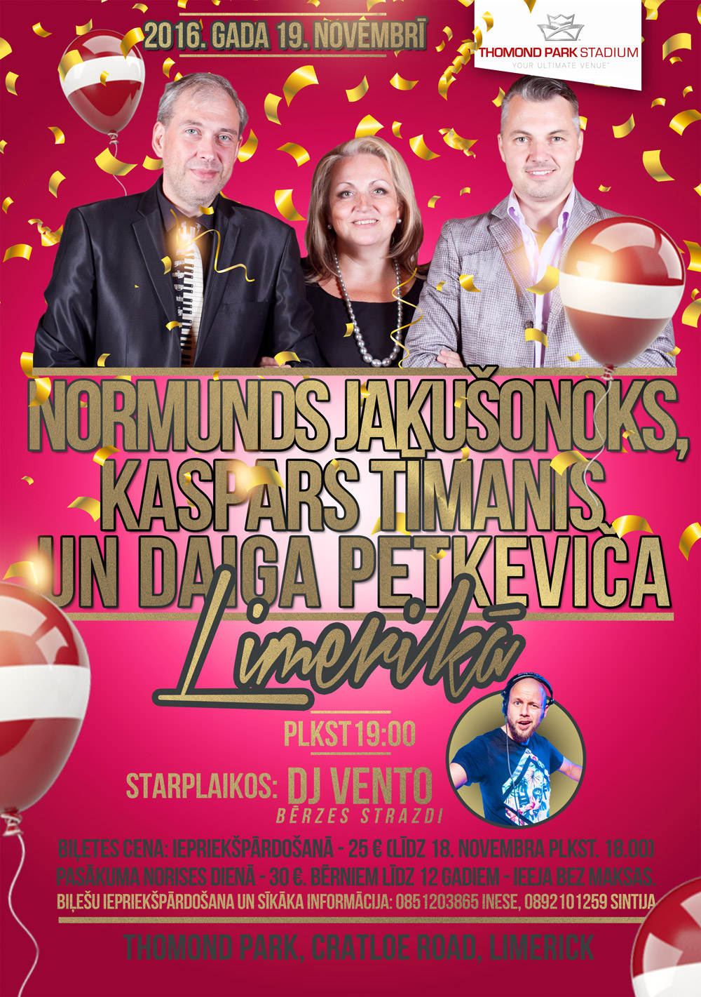 Latvijas dzimšanas dienas balle Limerikā
