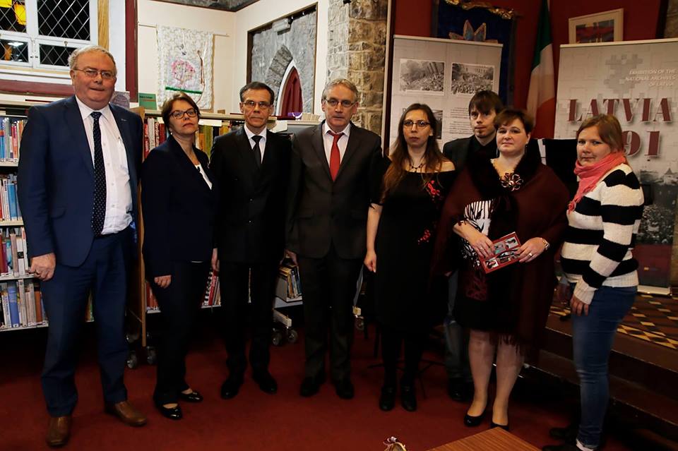 Izstāde “Ceļš uz brīvību” Claremorris bibliotēkā