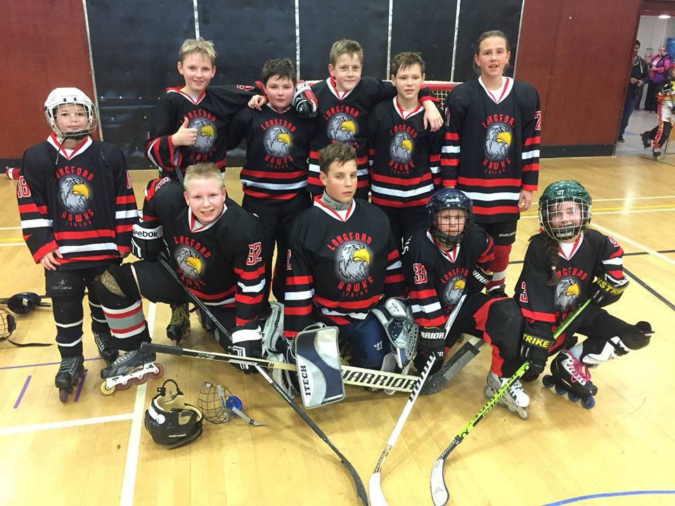 Longford Hawks U12 izcīna Caerphilly Comets kausu Kārdifā!