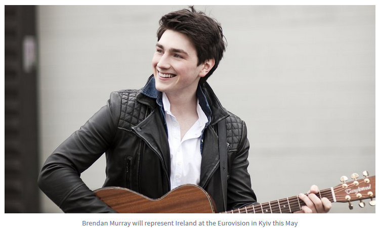Īriju šī gada Eirovīzijā pārstāvēs Brendan Murray