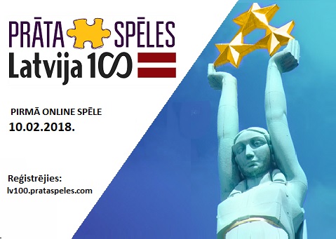 PRĀTA SPĒLES un ĀM aicina piedalīties simtgades spēlē