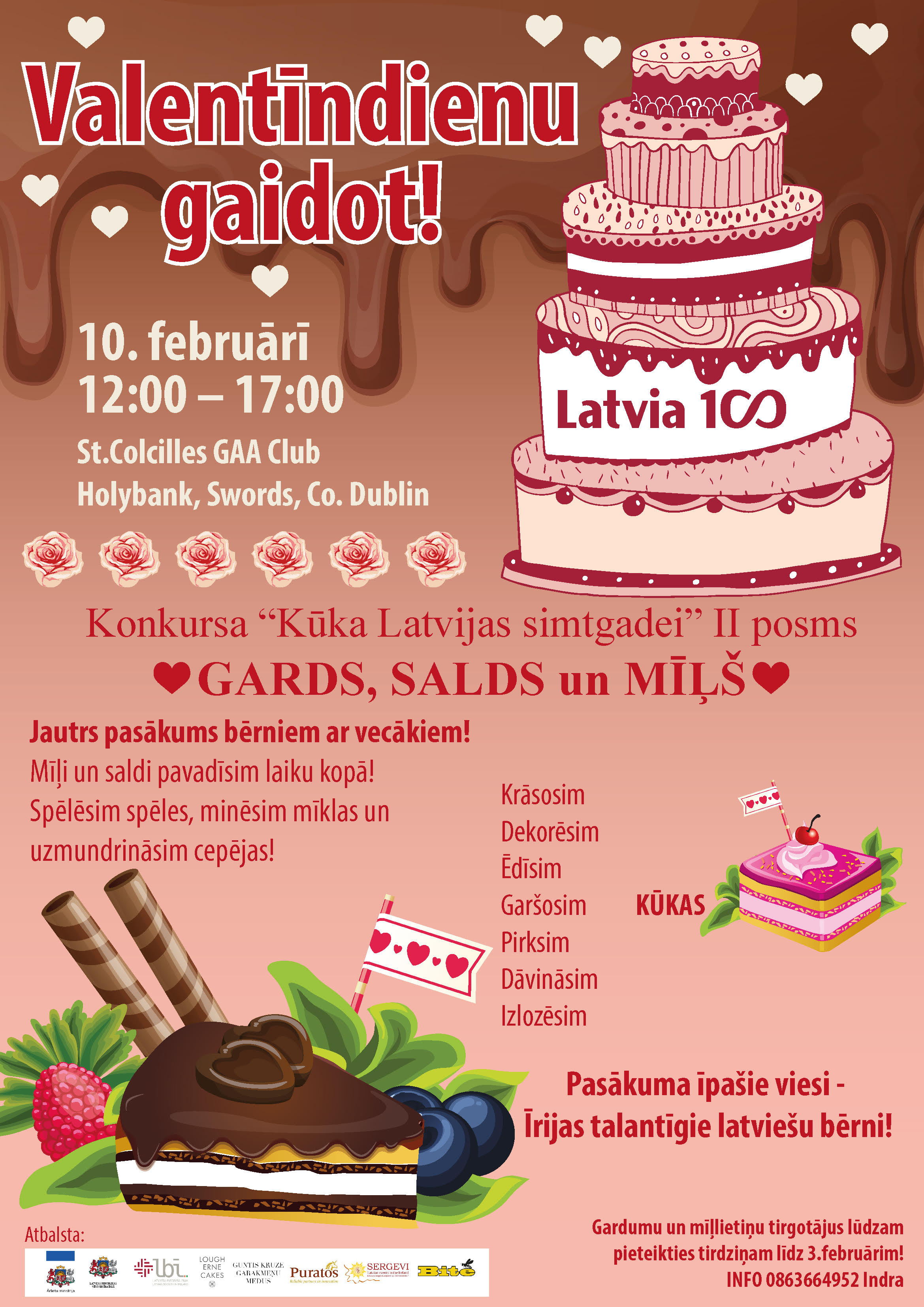 LBĪ projekta ”Kūka Latvijas simtgadei” 2. posms “Gards. Salds. Mīļš”
