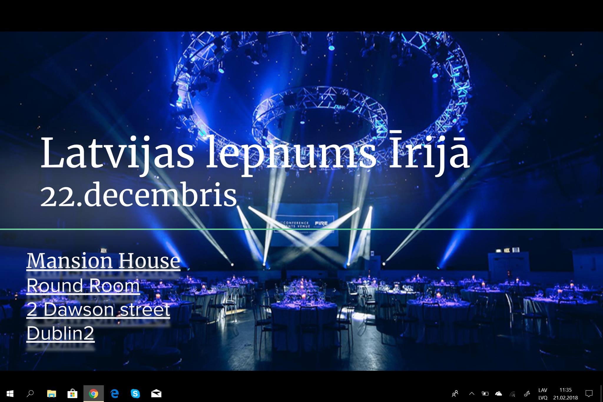 Latvijas Lepnums Īrijā 2018