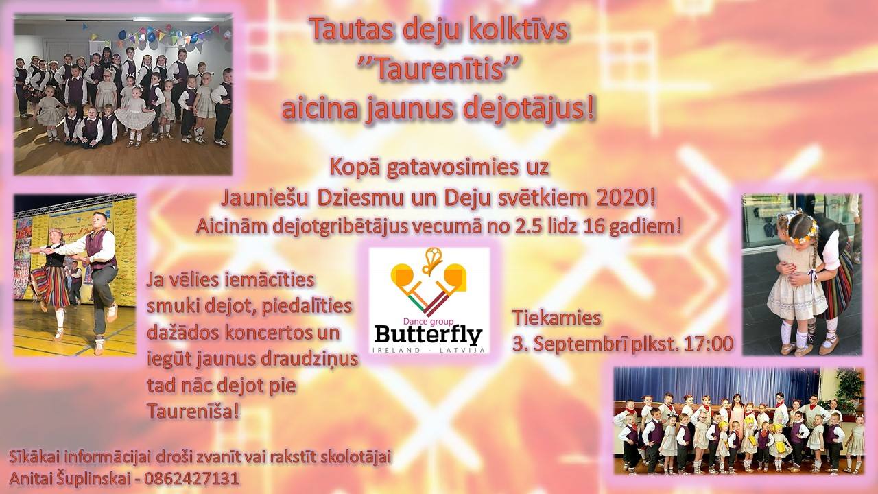 “Taurenītis” aicina savās rindās jaunus dejotājus