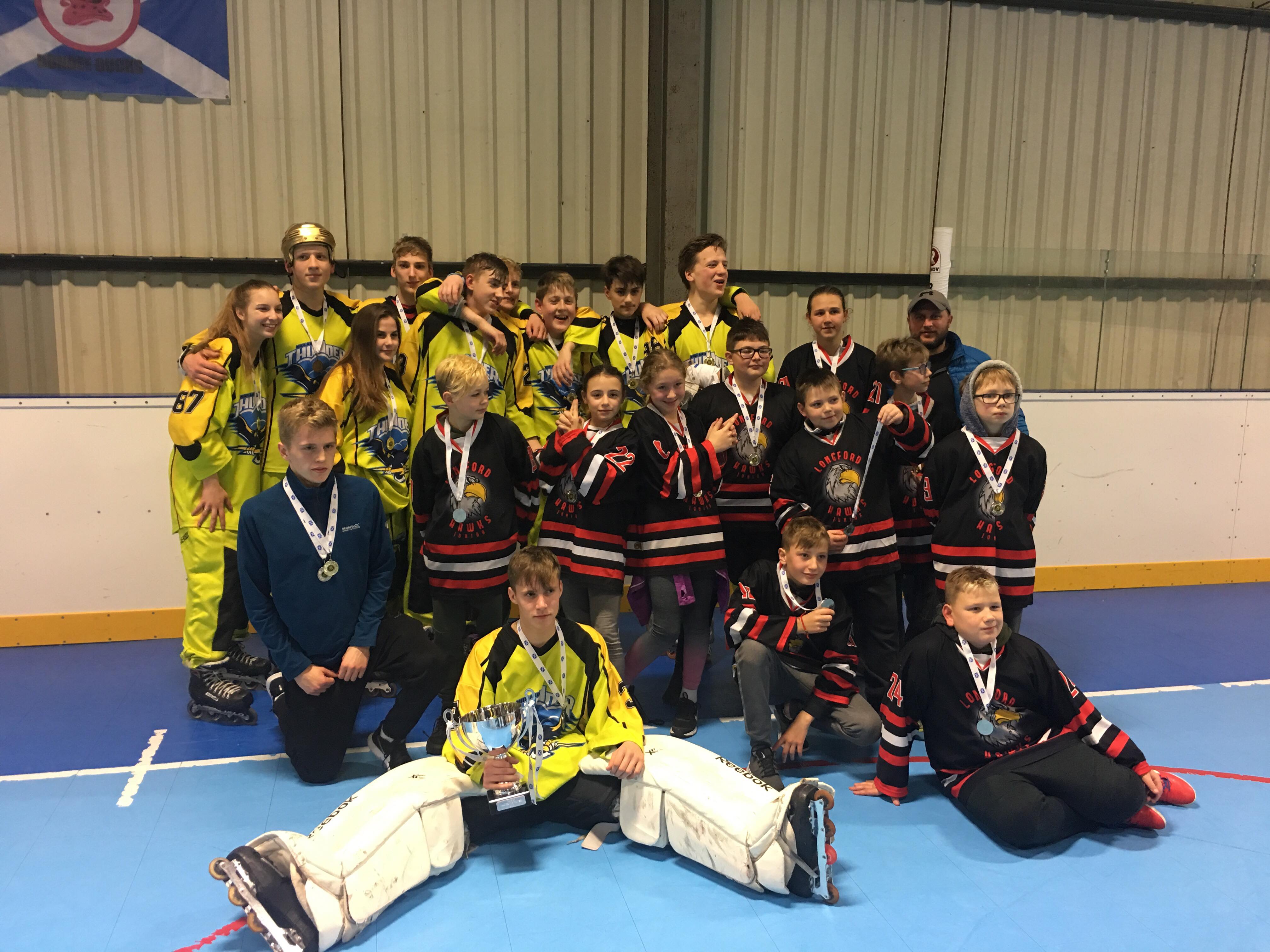 U-16 un U-12 komandas no Skotijas atved zelta un sudraba medaļas