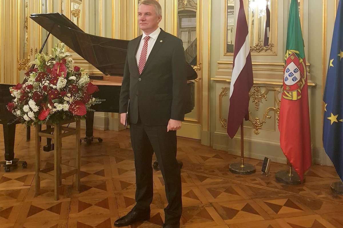 J. Sīlis Valsts svētku pieņemšana Lisabonā
