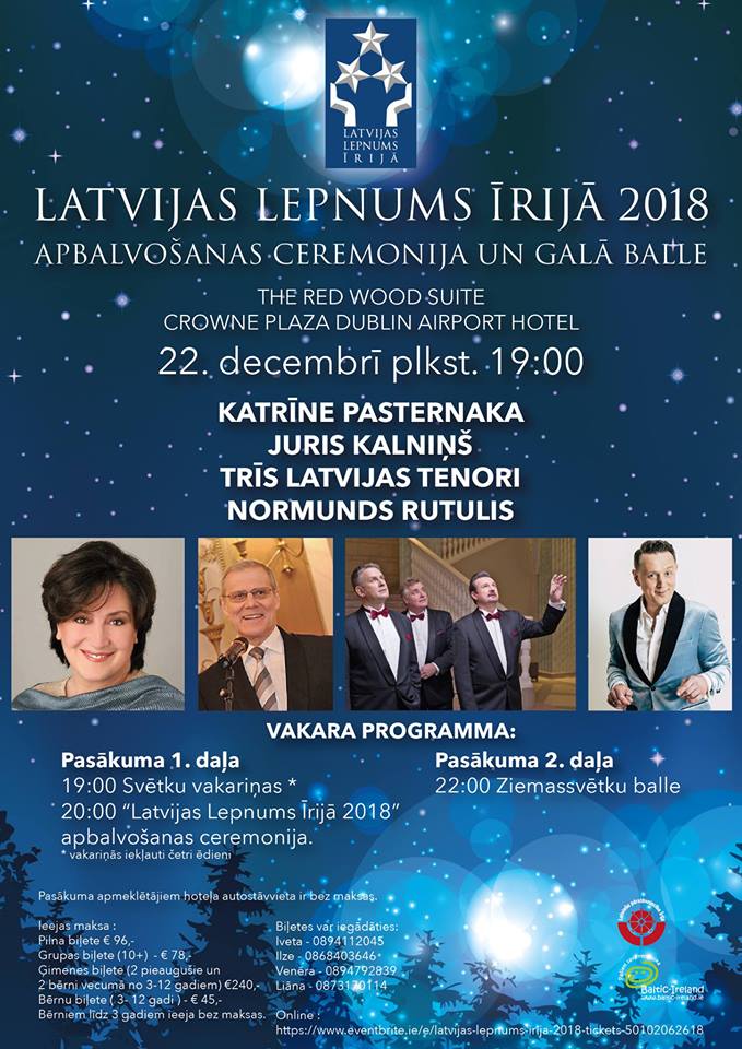 Īrijas Latvietis 2018 – balsošana ir sākusies