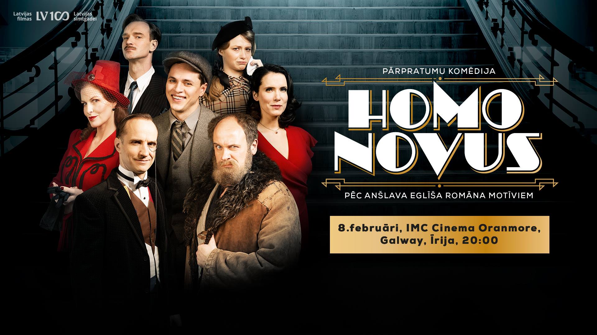 Spēlfilmas “Homo Novus” pirmizrāde Co. Galway un Cookstown