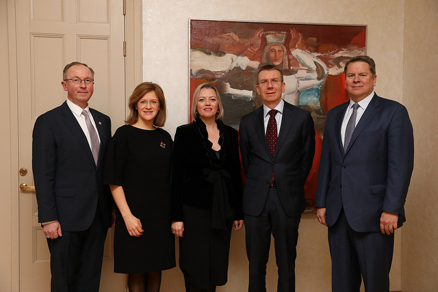 Latvijas Ārlietu ministrs tiekas ar PBLA valdes pārstāvjiem