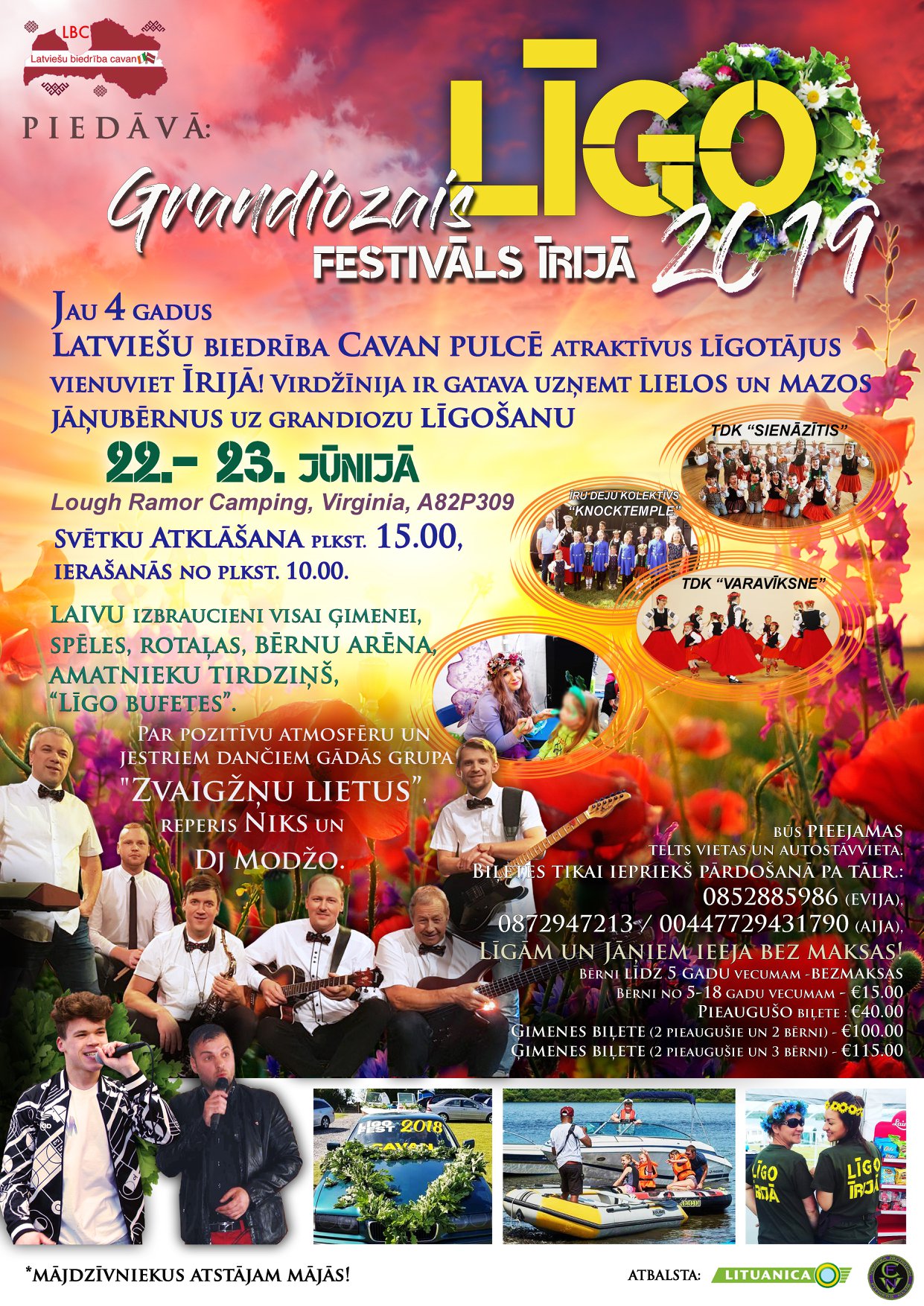 Līgo festivāls Virginia, Co. Cavan