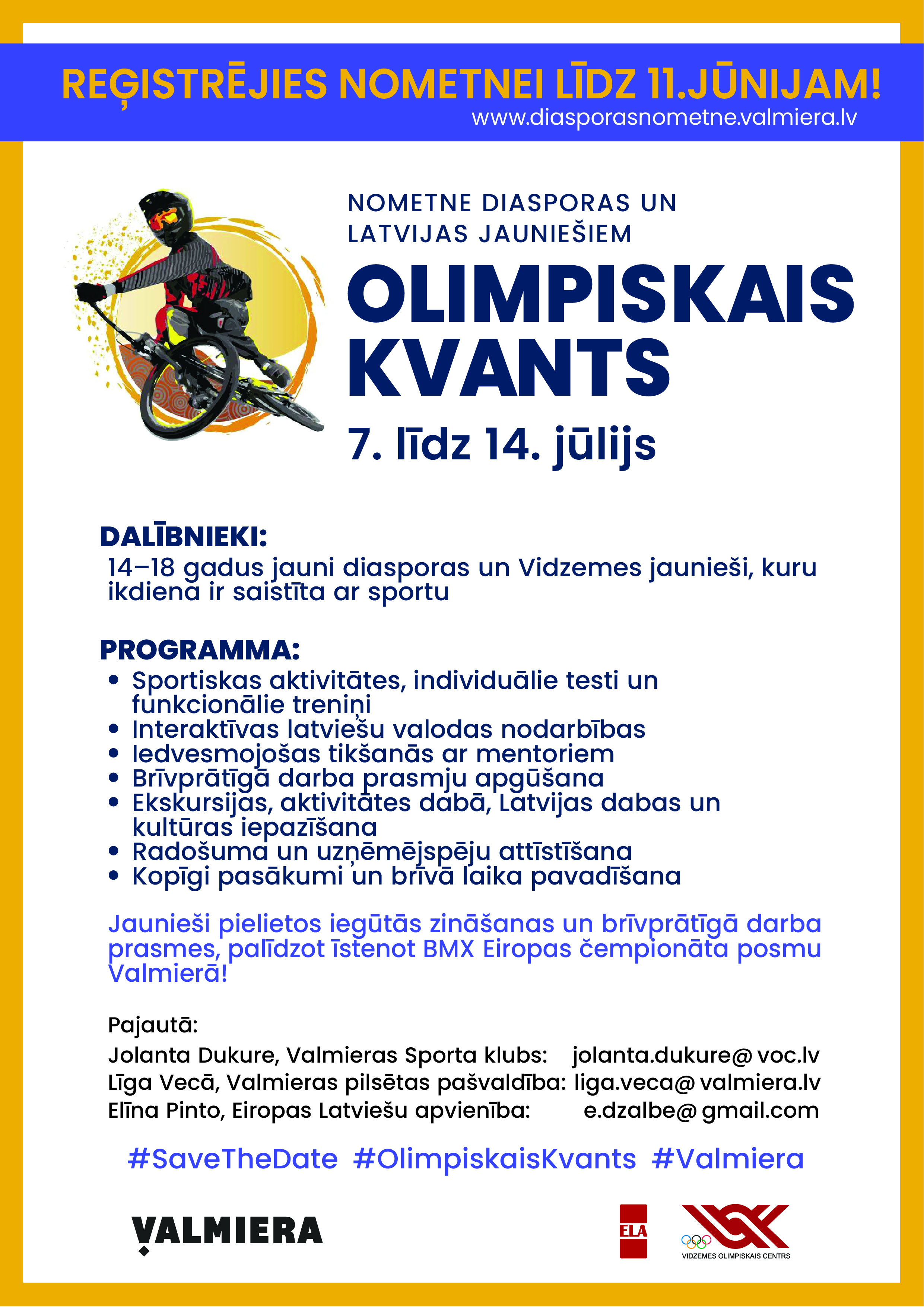 Valmieras un ārvalstu latviešu jauniešu vasaras nometne